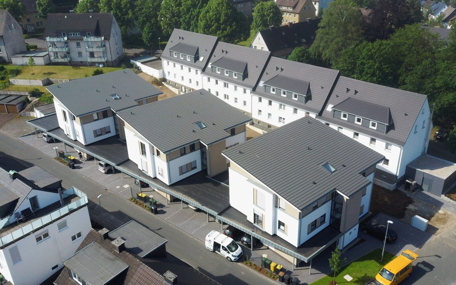 Neubau von drei 6-Familienhäusern