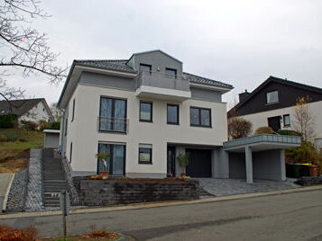 Einfamilienhaus mit Sole-Wasser-Wärmepumpe